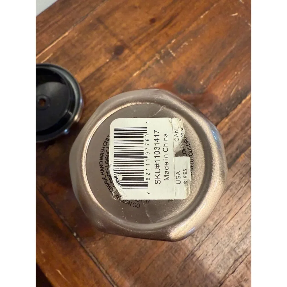 Starbucks  gold tumbler no straw